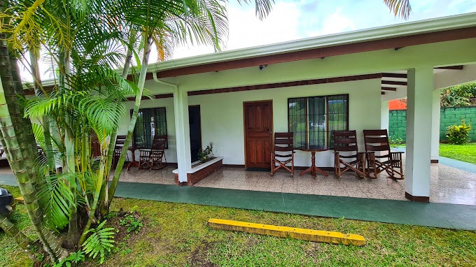 Hotel exterior with surrounding nature